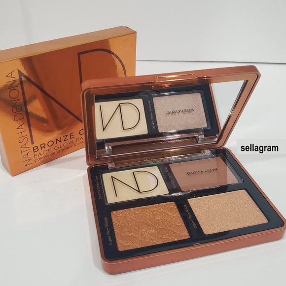 SALE! ✅ Natasha Denona BRONZE Cheek Face Glow Palette ✨NEW WITH BOX - Picture 4 of 11